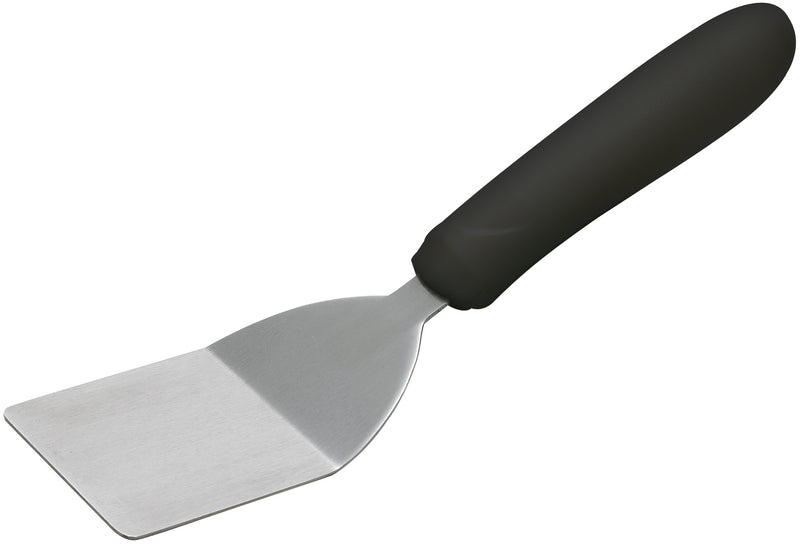 Winco, TKP-30, Turner, Solid, Stainless Steel, Polypropylene, Black