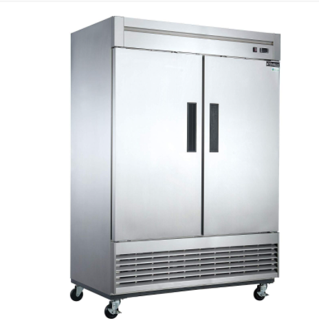 Dukers USA, D55F, Two Door Freezer
