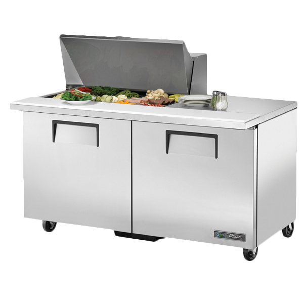 True Manufacturing, TSSU-60-15M-B-HC, Refrigerated Counter, Mega Top Sandwich / Salad Unit