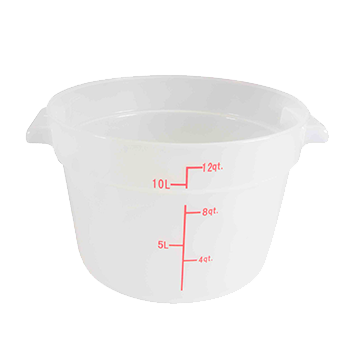 Thunder Group, PLRFT312TL, Recipiente para alimentos, Redondo