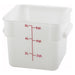 Winco, PTSC-6, Square Food Storage Containers