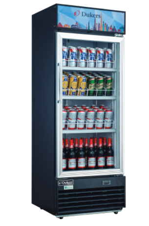 Dukers USA, DSM-12R, One Glass Door Refrigerator