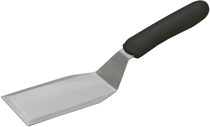 Winco, TKP-61, Turner, Solid, Stainless Steel, Polypropylene, Black