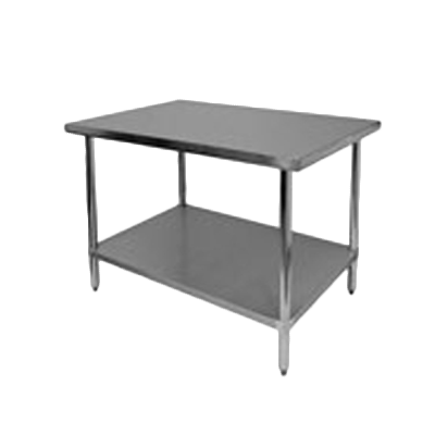 Thunder Group, SLWT42472F, Work Table, 72", Stainless Steel Top