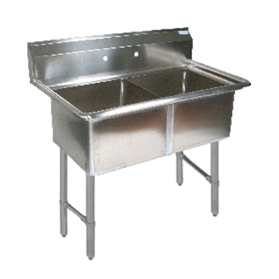 BK Resources, BKS6-2-1620-14S, Sink, (2) Two Compartment