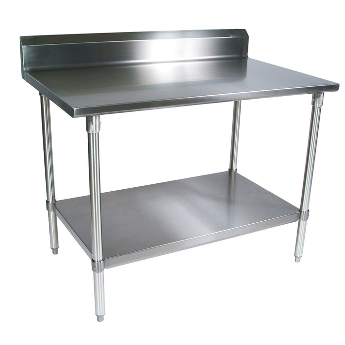 BK Resources, QVTR5-6030, Work Table,  54&quot; - 62&quot;, Stainless Steel Top