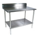BK Resources, CVTR5-7230, Work Table,  72", Stainless Steel Top