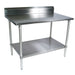 BK Resources, CVTR5-4830, Work Table,  40" - 48", Stainless Steel Top