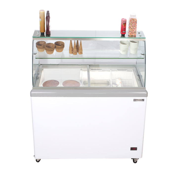 Maxx Cold, MXDC-8, Display Case, Dipping Ice Cream