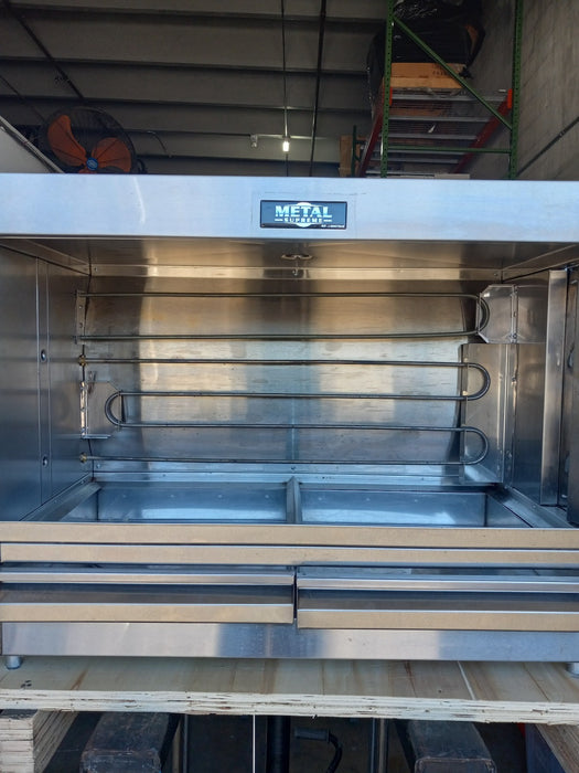 (USED) METAL SUPREME FRE2VE Chicken Rotisserie - 10 Chickens - Electric