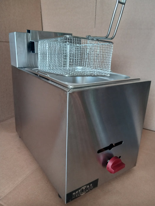 (USED) METAL SUPREME F1BGVE Gas Countertop fryer 1 Basket