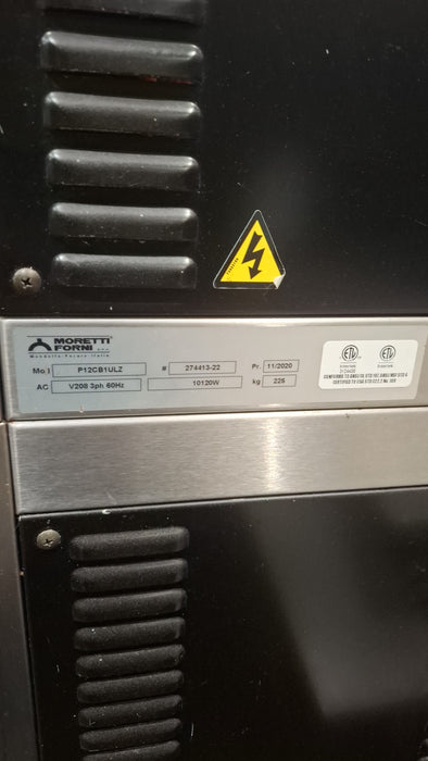 (USED) MORETTI FORNI P120E B2 Electric Pizza Oven