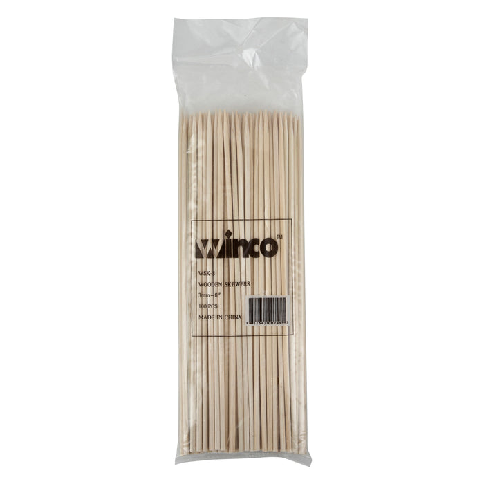 Winco, WSK-08, Skewers, Wood