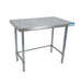BK Resources, CVTOB-6036, Work Table,  54" - 62", Stainless Steel Top