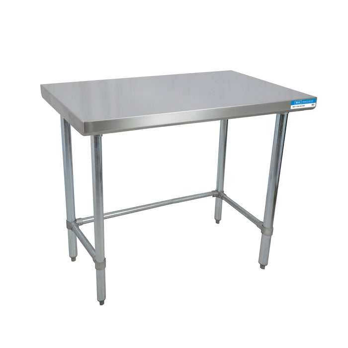 BK Resources, QVTOB-4830, Work Table,  40&quot; - 48&quot;, Stainless Steel Top