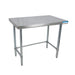 BK Resources, CVTOB-7230, Work Table,  63" - 72", Stainless Steel Top