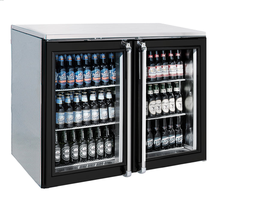 Krowne Metal, BR48R-GSS-LR, Refrigeration- Remote Back Bar Cooler