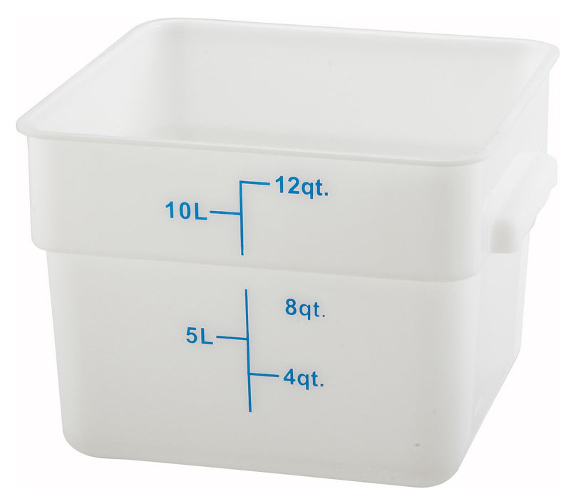 Winco, PESC-12, Square Food Storage Containers