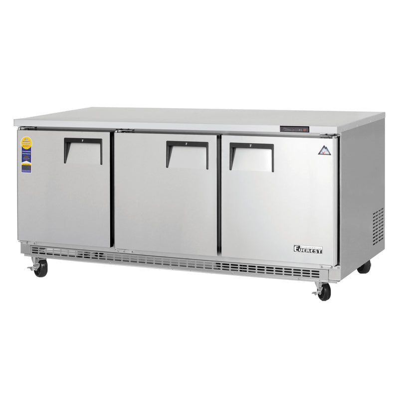 Everest Refrigeration, ETBF3, Freezer, Undercounter, Reach-In