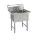 BK Resources, BKS-1-1620-12S, Sink, (1) One Compartment, Adjustable Bullet Feet