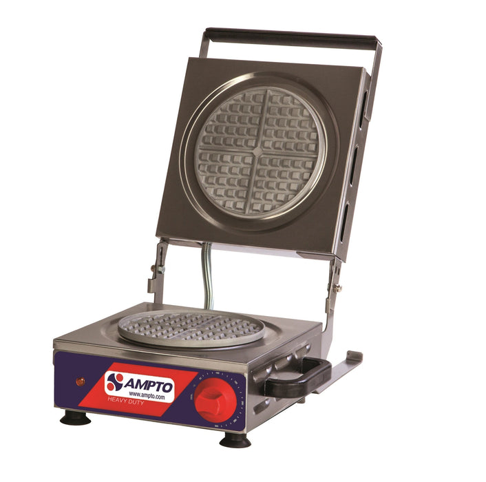 AMPTO WB Waffle Baker Round 7'' Cooking surface