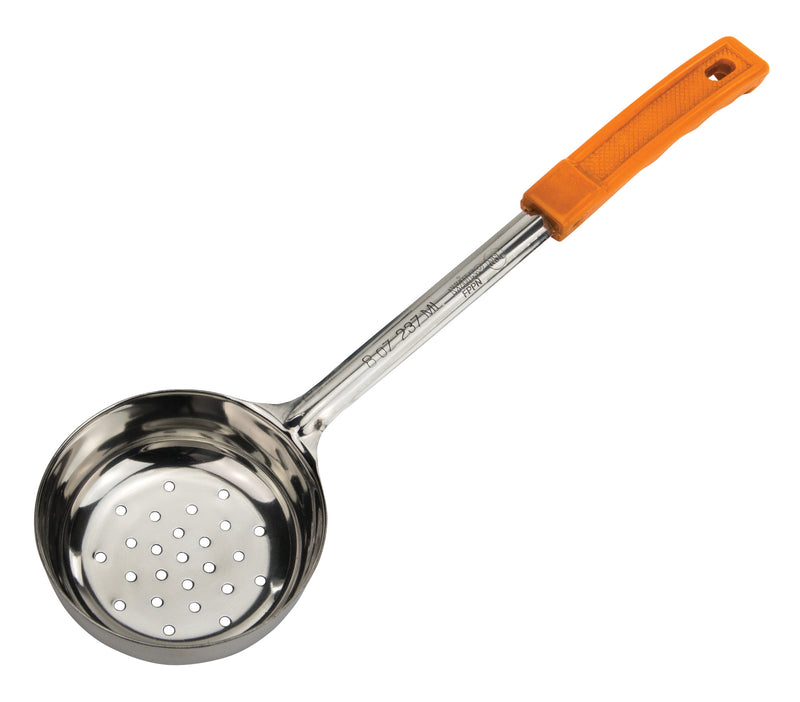 Winco, FPPN-8, Spoon, Portion Control, Orange, Stainless Steel