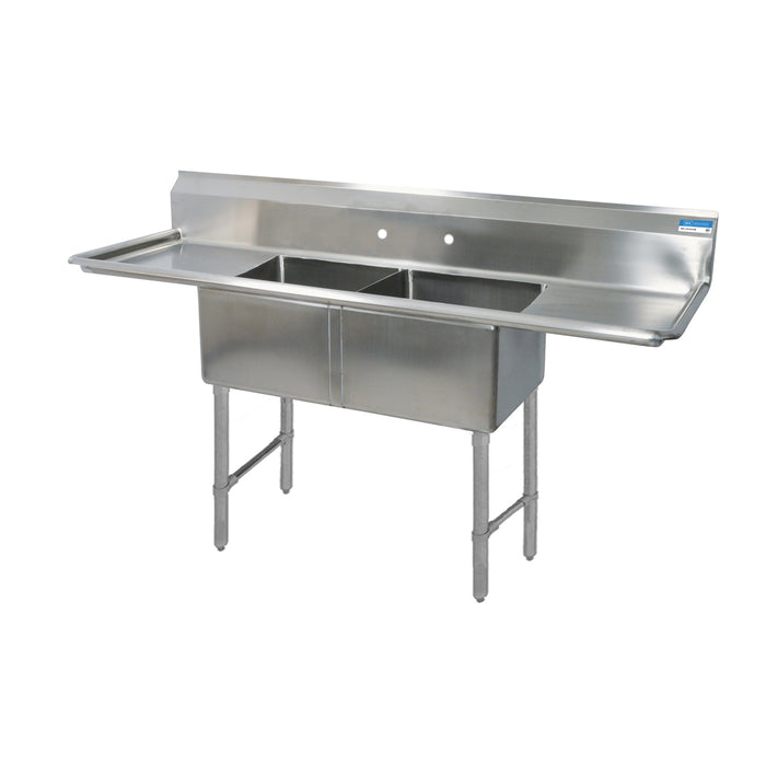 BK Resources, BKS-2-1620-12-18TS, Sink, (2) Two Compartment