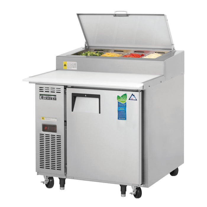 Everest Refrigeration, EPPR1, Refrigerated Counter, Pizza Prep Table