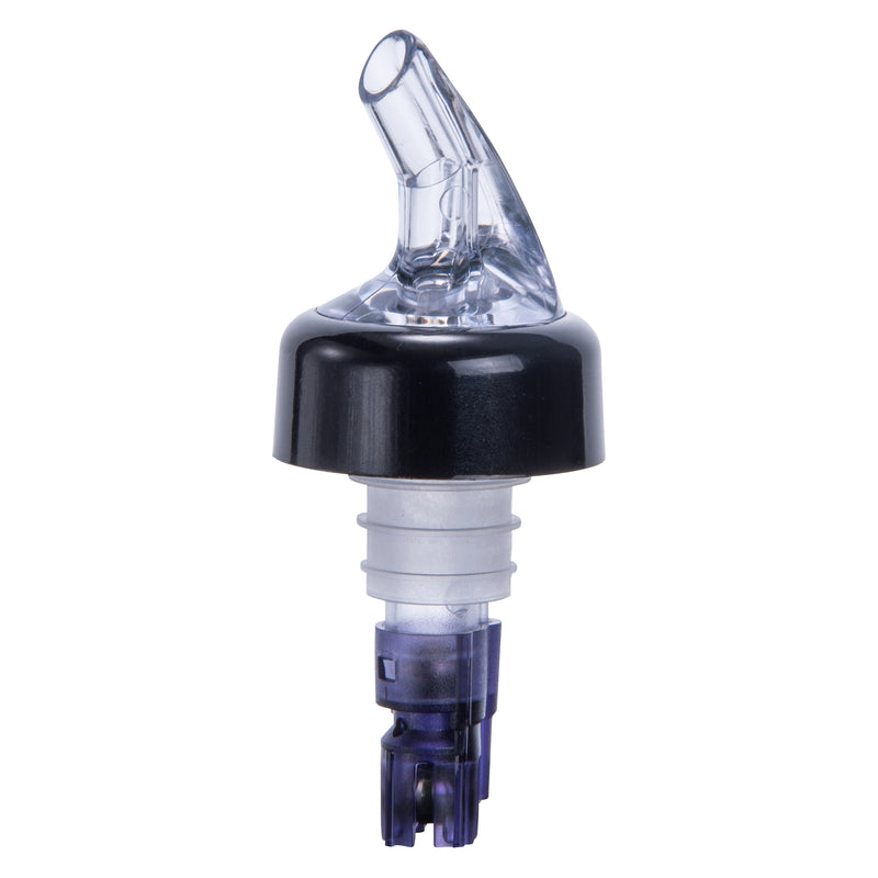 Winco, PPA-113, Liquor Pourer, 1-1/8 Oz, Black, Plastic