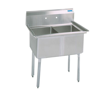 BK Resources, BKS-2-1620-12, Sink, (2) Two Compartment
