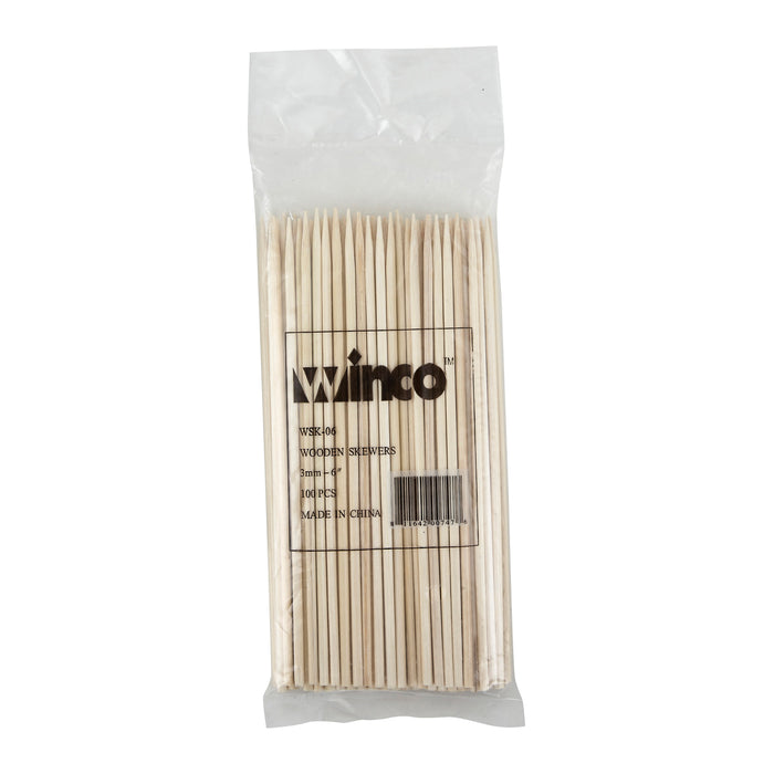 Winco, WSK-06, Skewers, Wood