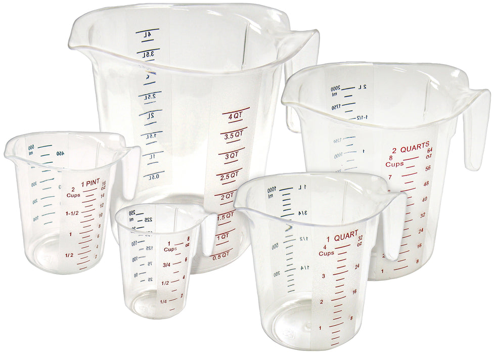 Winco, PMCP-5SET, Measuring Cups
