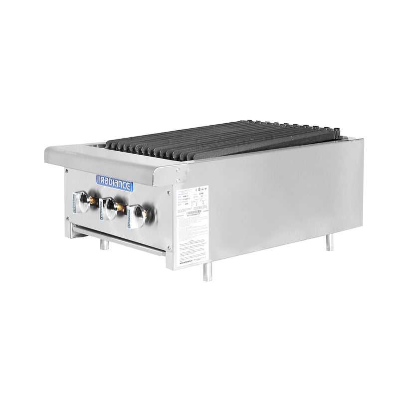 Turbo Air, TARB-18, Charbroiler, Gas, Countertop, Heat Resistant, 18" W