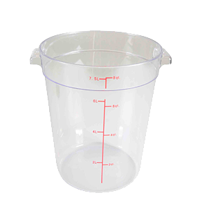 Thunder Group, PLRFT308PC, Contenedor de Alimentos, Redondo