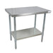 BK Resources, CVT-6036, Work Table,  54" - 62", Stainless Steel Top