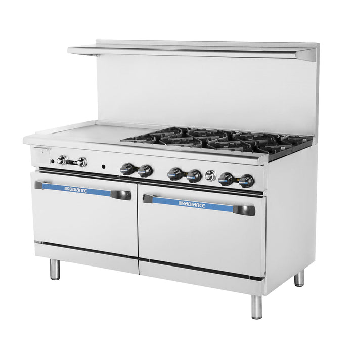 Turbo Air, TARG-6B24G/TARG-24G6B, Range, 60&quot; Restaurant, Gas