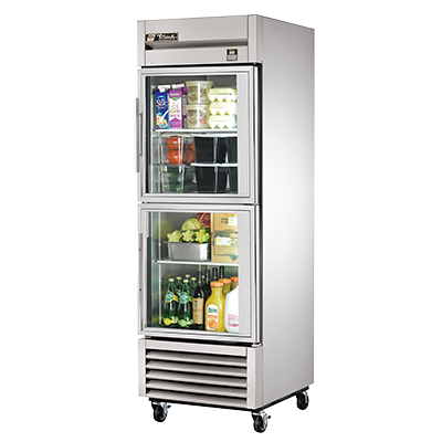 True Manufacturing, TS-23G-2-HC~FGD01, Refrigerador, Acceso fácil, 115 V, Una sección, Puerta de cristal