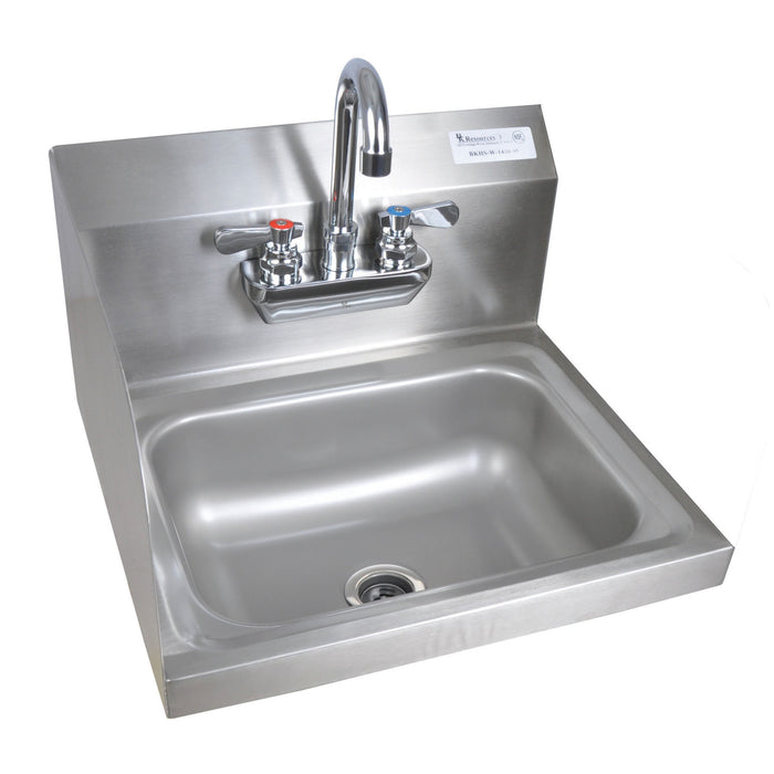 BK Resources, BKHS-W-1410-LS-P-G, Sink, Hand