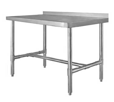 Klingers Trading, HBST1872, Work Table,  63&quot; - 72&quot;, Stainless Steel Top