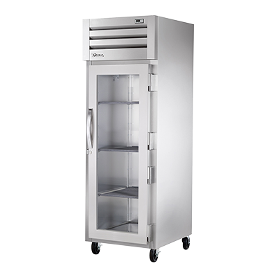 True Manufacturing, STR1F-1G-HC, Freezer, Reach-In, 115V, One-Section, Glass Door