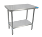BK Resources, SVT-1836, Work Table,  36" - 38", Stainless Steel Top