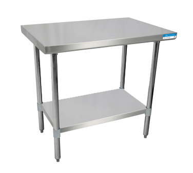 BK Resources, SVT-6030, Work Table,  54" - 62", Stainless Steel Top