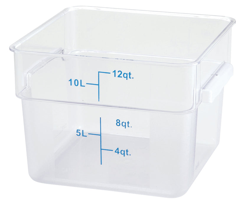 Winco, PCSC-12C, Square Food Storage Containers