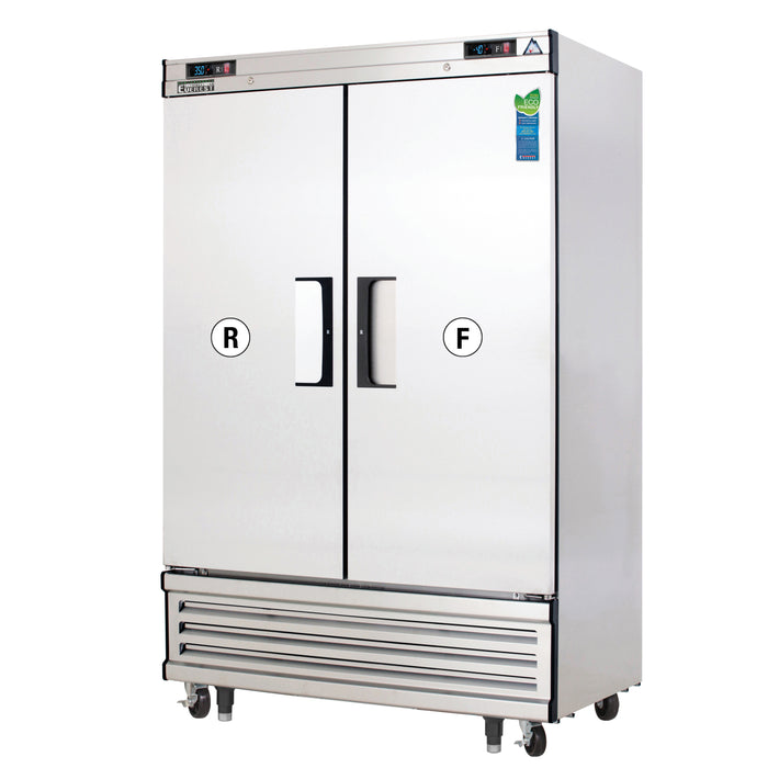 Everest Refrigeration, EBSRF2, Refrigerator Freezer, Reach-In