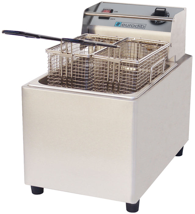 Eurodib USA, SFE01860D120, Single Electric Countertop Fryer