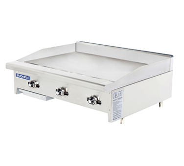 Turbo Air, TATG-36, Griddle, Gas, Countertop, 3" W