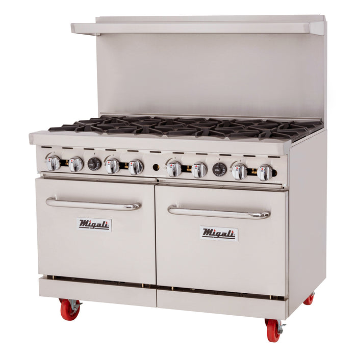 Migali, C-RO8B-LP, Commercial Range with Oven
