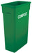 Winco, PTC-23GRC, Recycling Receptacle / Container, Plastic