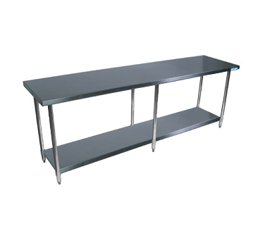 BK Resources, SVT-8430, Work Table,  73" - 84", Stainless Steel Top