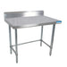 BK Resources, VTTR5OB-3624, Work Table,  36" - 38", Stainless Steel Top